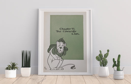 The Wonderful Wizard of Oz Collection- Chapter VI. The Cowardly Lion Art Print