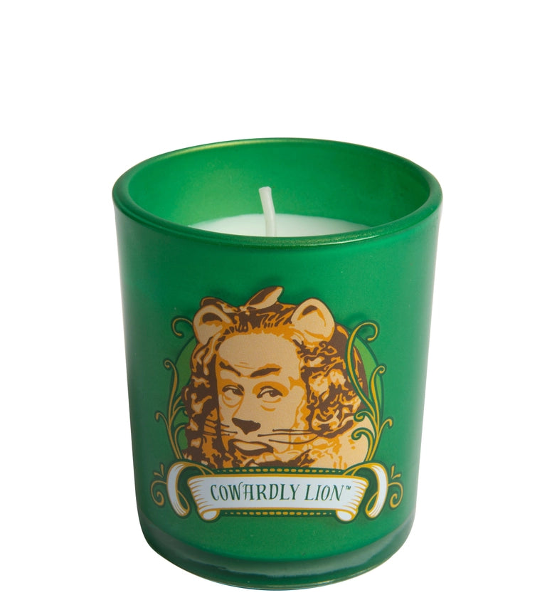 Cowardly Lion Glass Votive Candle