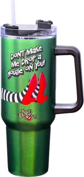 Don't Make Me Drop a House on You! Stainless Steel 40oz. Travel Mug