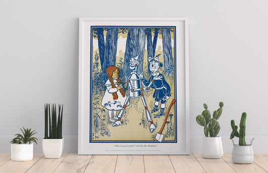The Wonderful Wizard of Oz Collection- Dorothy, Tin Man & Scarecrow Art Print