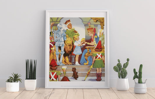 The Wizard of Oz Picture Book Collection- Dorothy presenting the Hat Art Print
