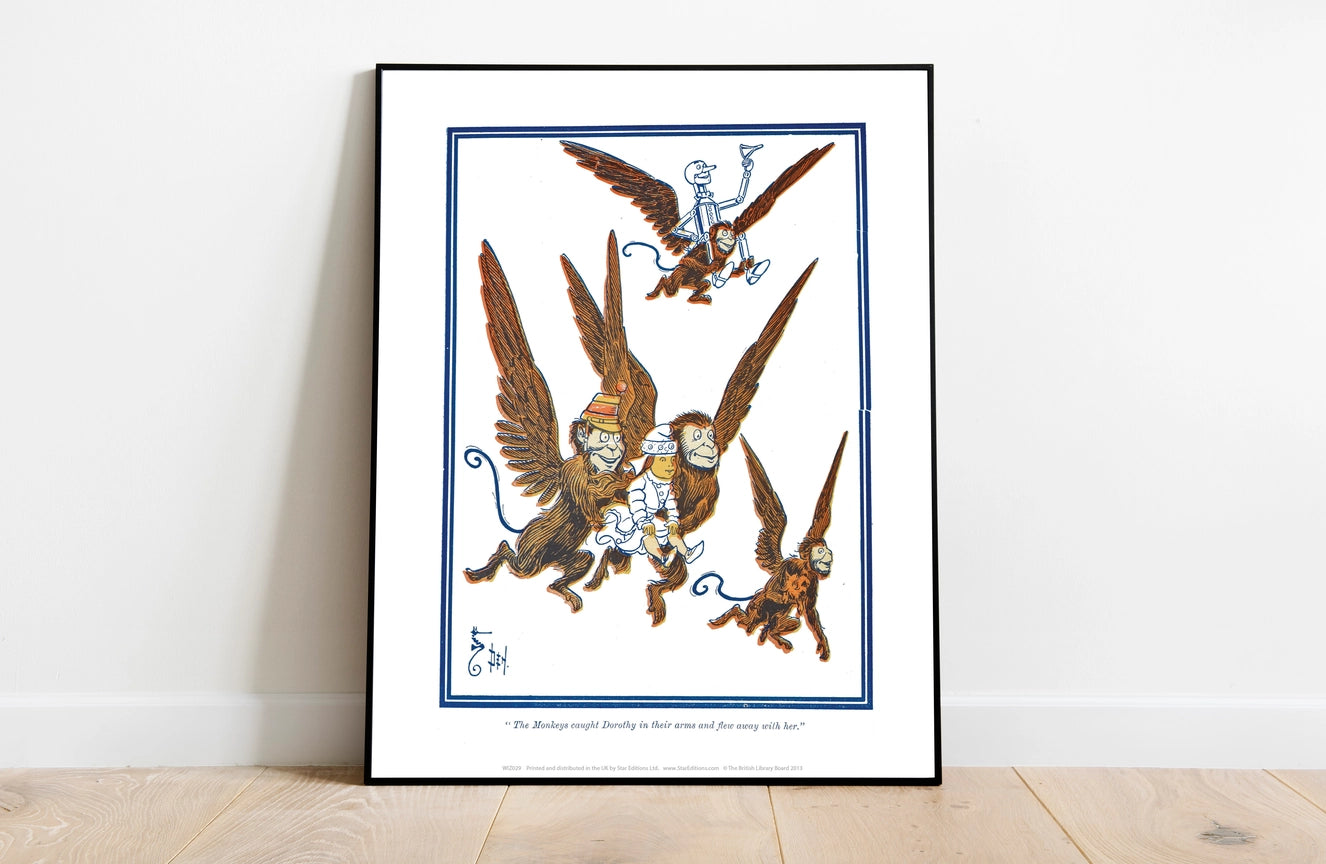 The Wonderful Wizard of Oz Collection- Flying Monkeys Art Print