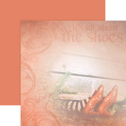 It's All About the Shoes 12x12 Double Sided Paper