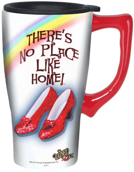 Ruby Slippers There's No Place Like Home! Ceramic Travel Mug