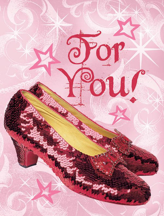 Ruby Slippers "For You" Foil Gift Enclosure