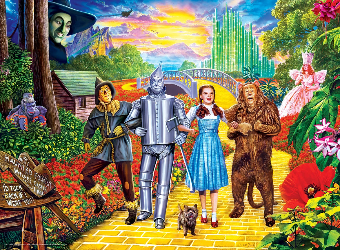 The Wizard of Oz 100pc Puzzle- Dorothy and Friends on Yellow Brick Road