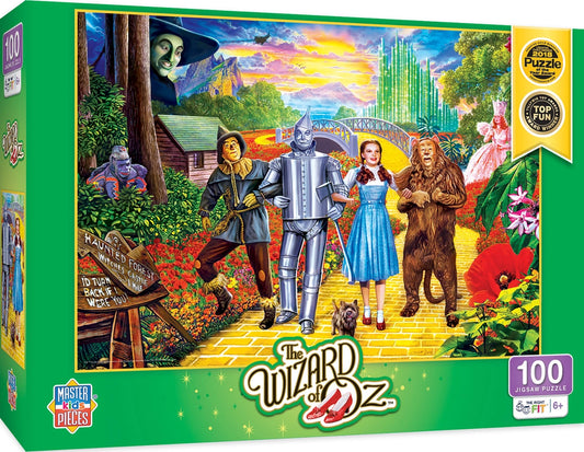 The Wizard of Oz 100pc Puzzle- Dorothy and Friends on Yellow Brick Road