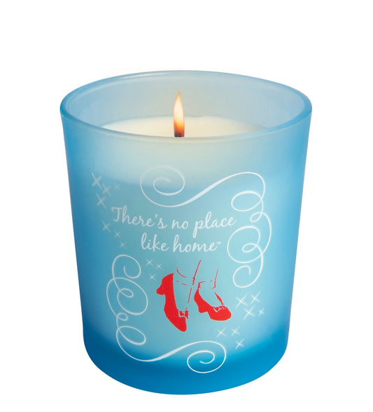 The Wizard of Oz There's No Place Like Home Glass Candle