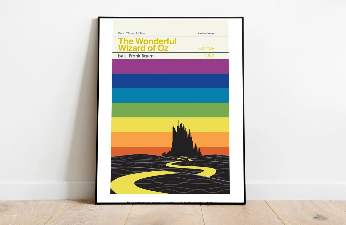 The Wonderful Wizard of Oz Rainbow Art Print