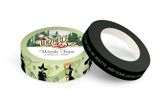 Wizard of Oz Wicked Witch of the West Washi Tape Set
