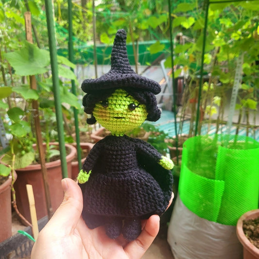 Wicked Witch of the West Handmade Crochet Mini Doll Ornament