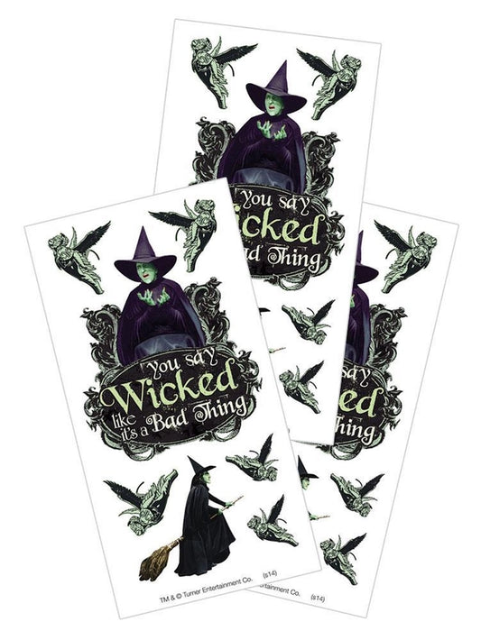 Wicked Witch of the West with Flying Monkeys Stickers