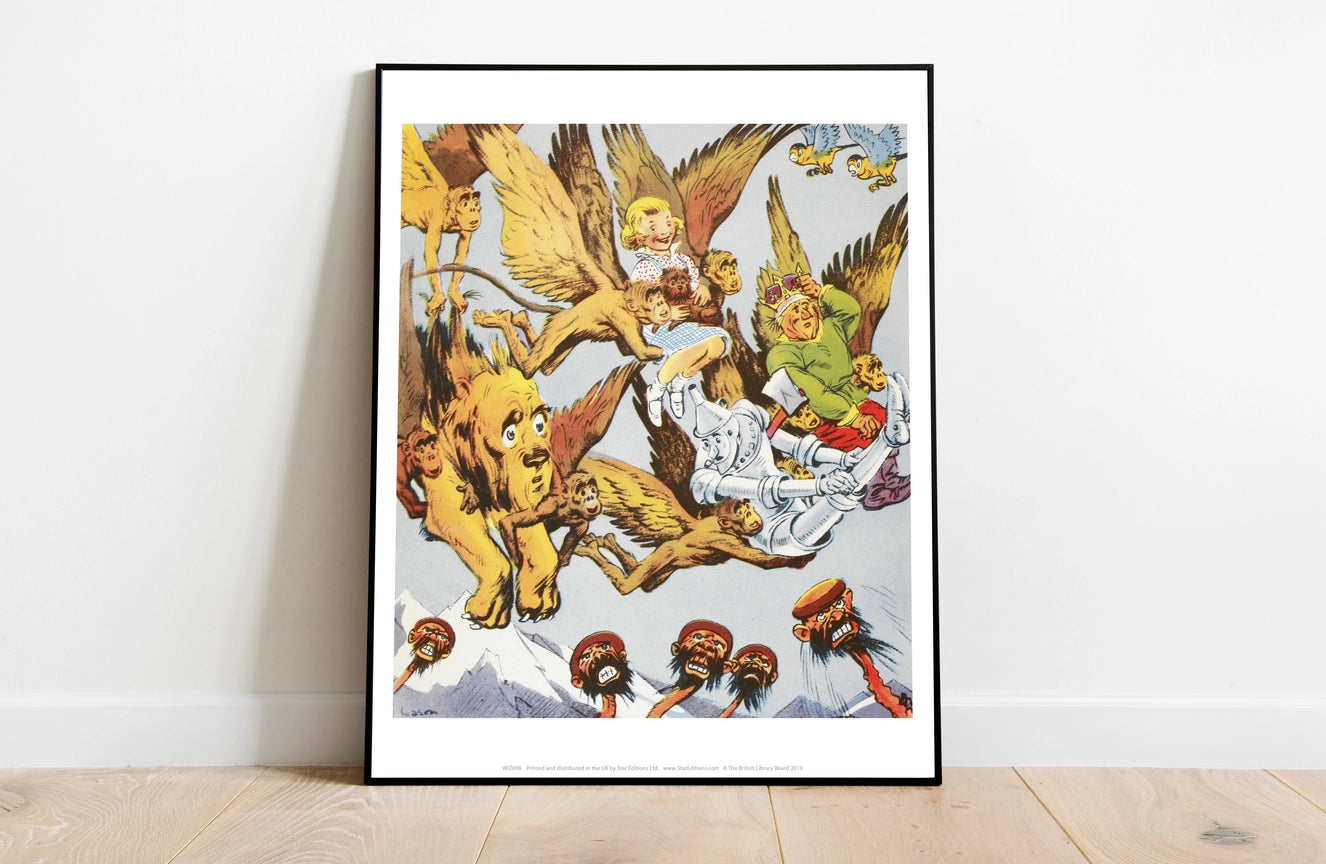 The Wizard of Oz Picture Book Collection- The Winged Monkeys Art Print