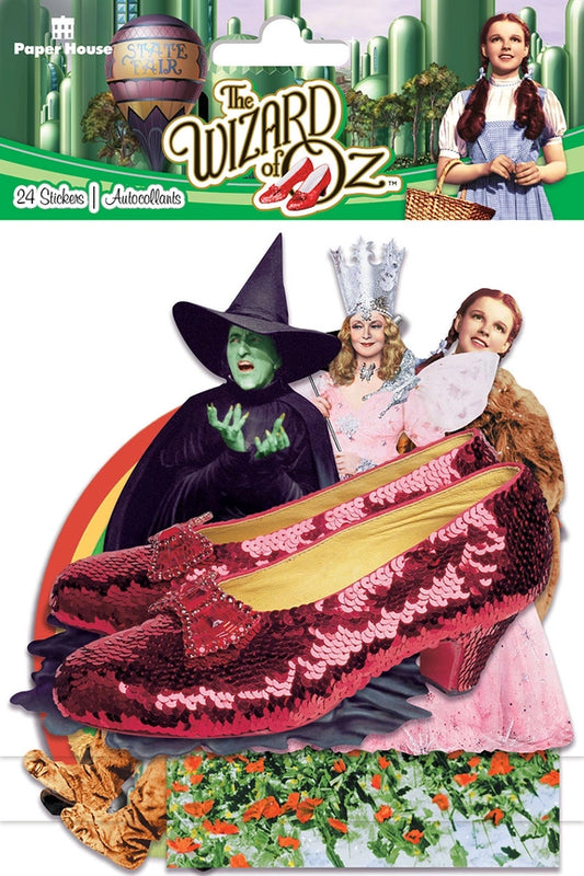Wizard of Oz 24 Diecut Stickers Pack