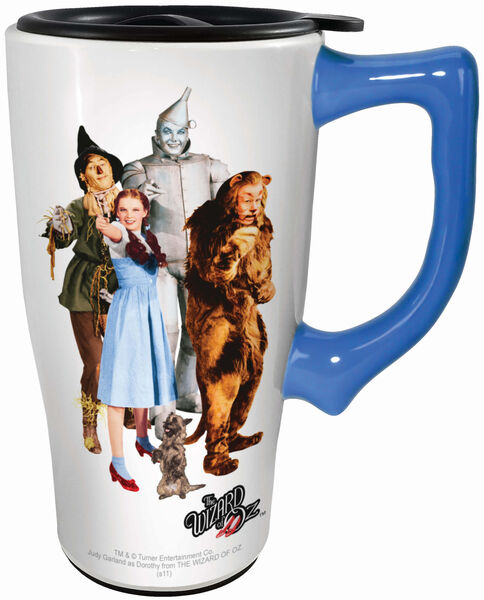 Wizard of Oz Characters Ceramic Travel Mug