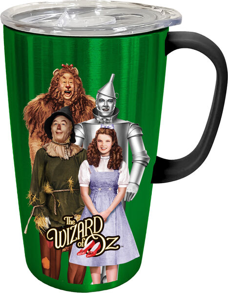 Wizard of Oz Stainless Steel Travel Mug with Lid and Handle